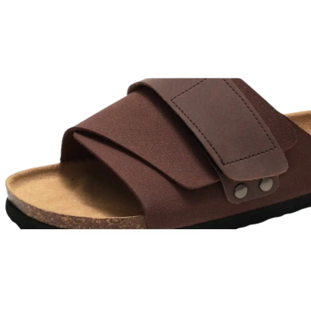 Slide Sandal - Dark Brown
