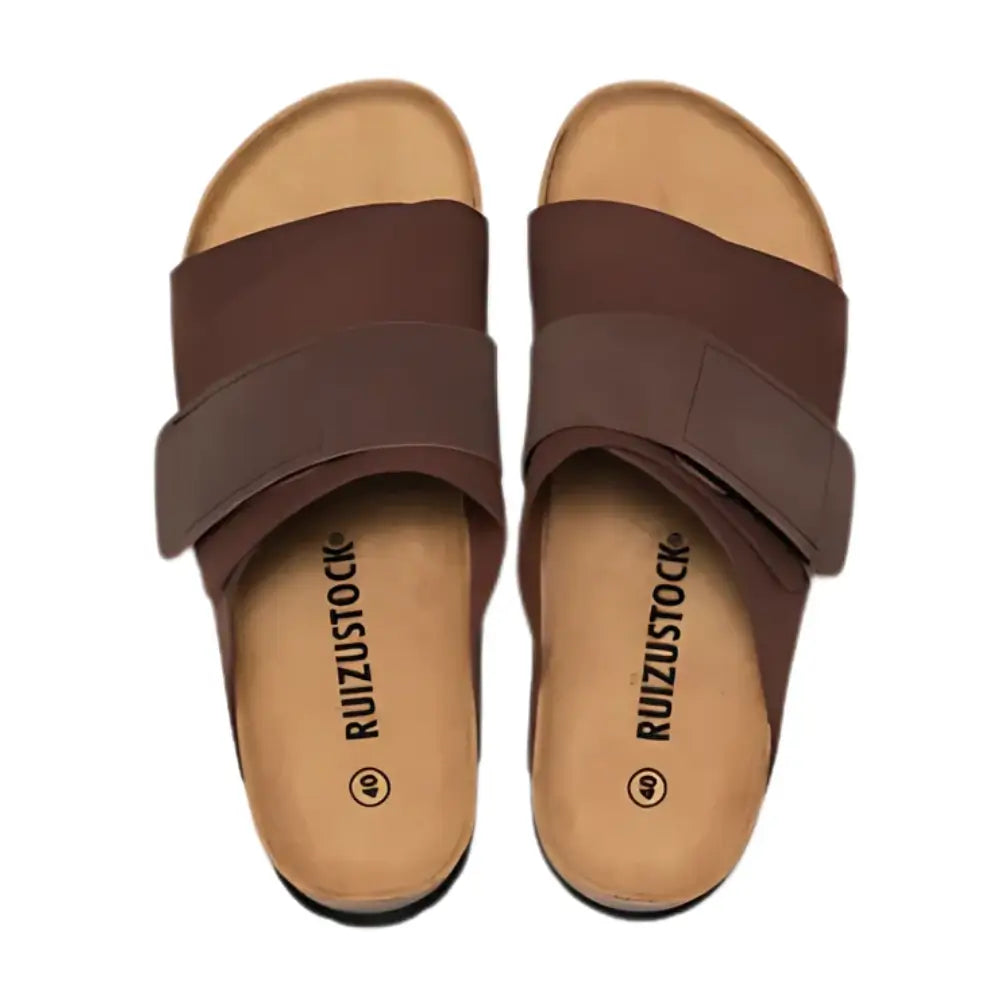 Slide Sandal - Dark Brown