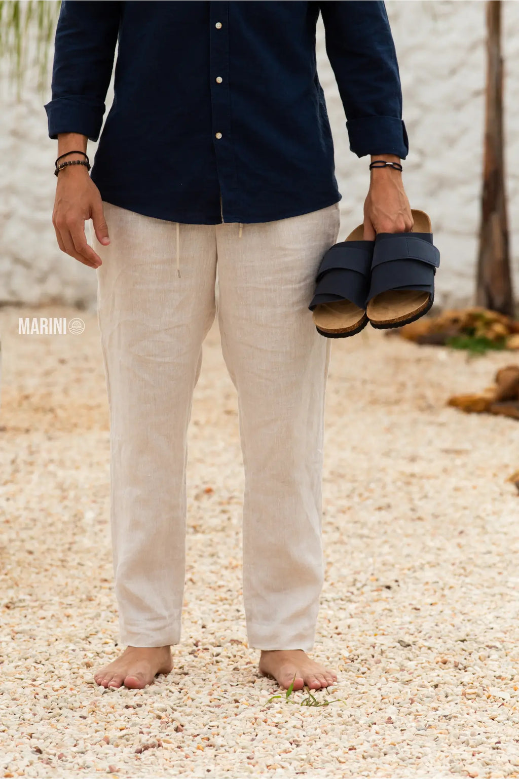Slide Sandal - Dark Blue