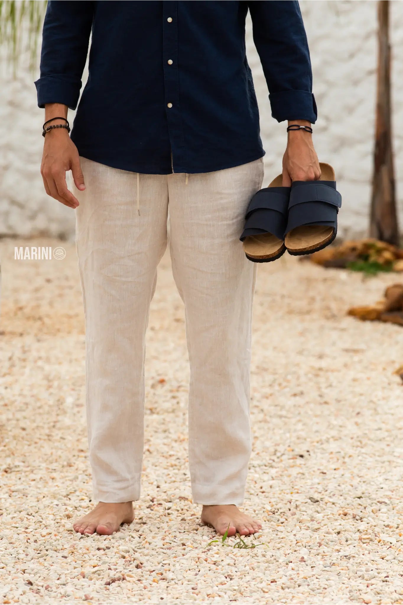 Slide Sandal - Dark Blue