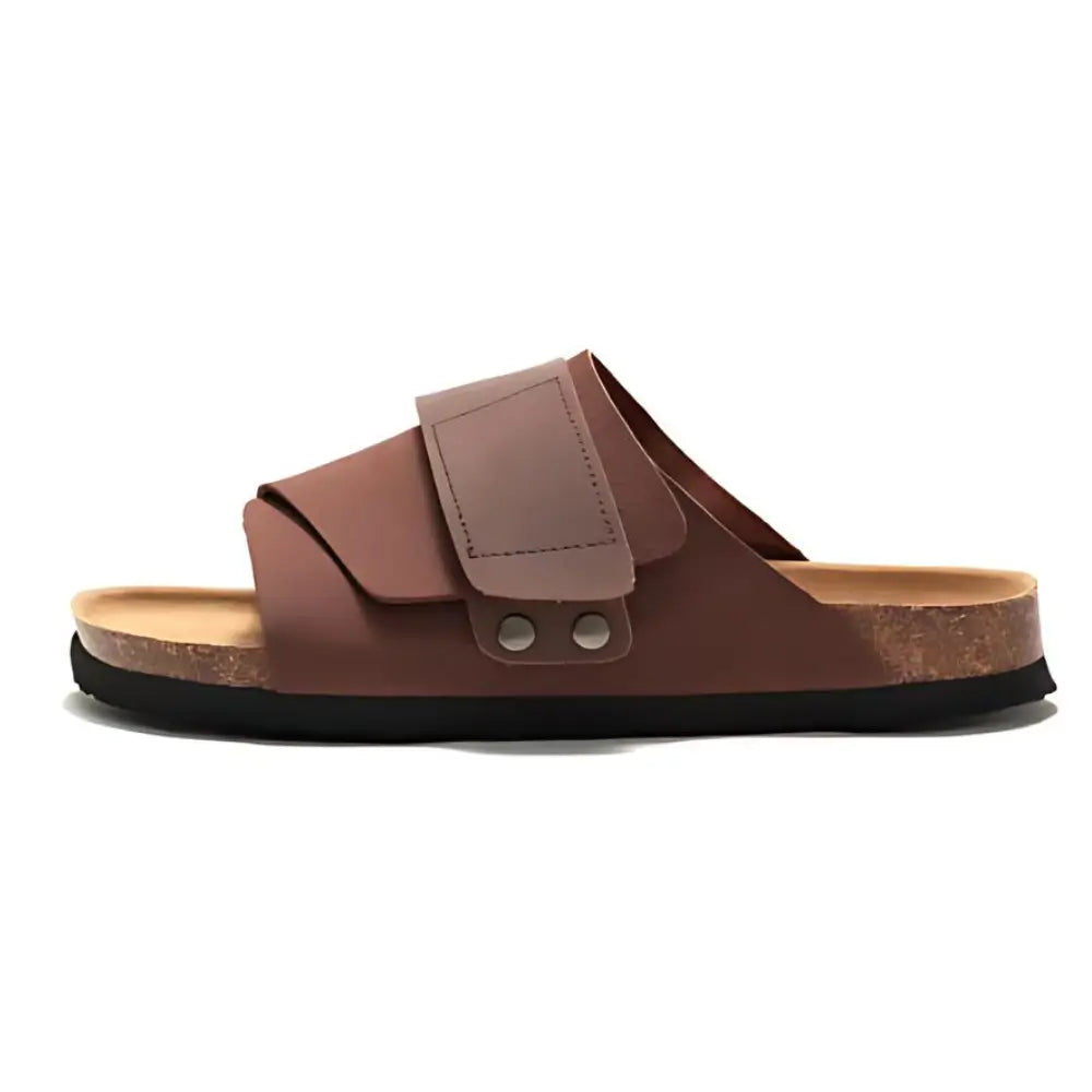 Slide Sandal - Dark Brown