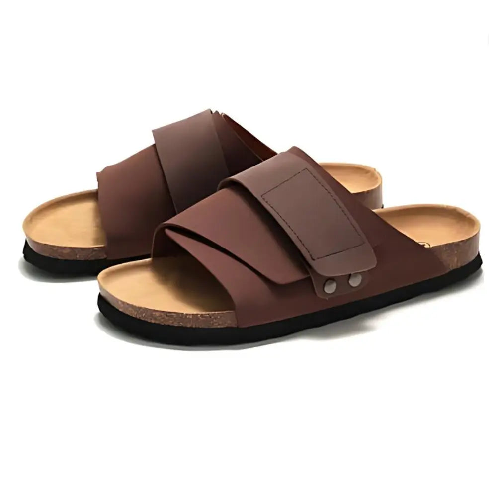 Slide Sandal - Dark Brown