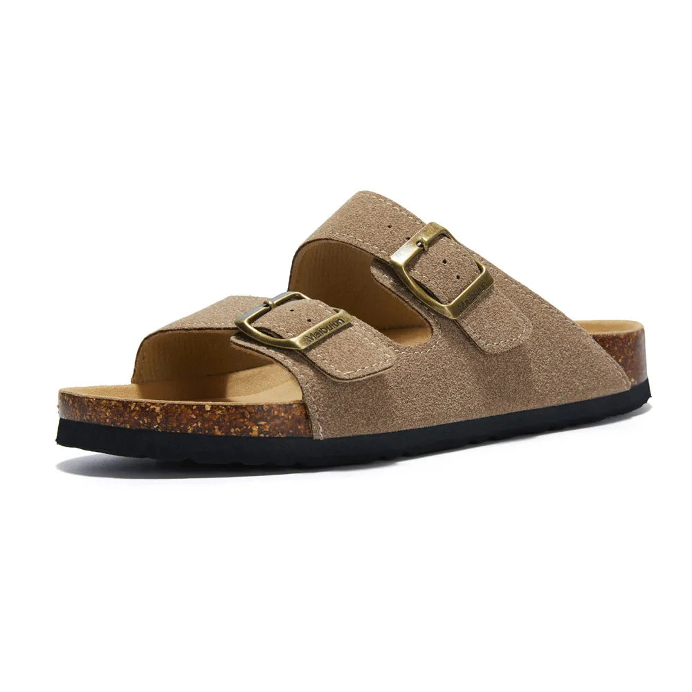 Lunbu Suede Sandal - Sand