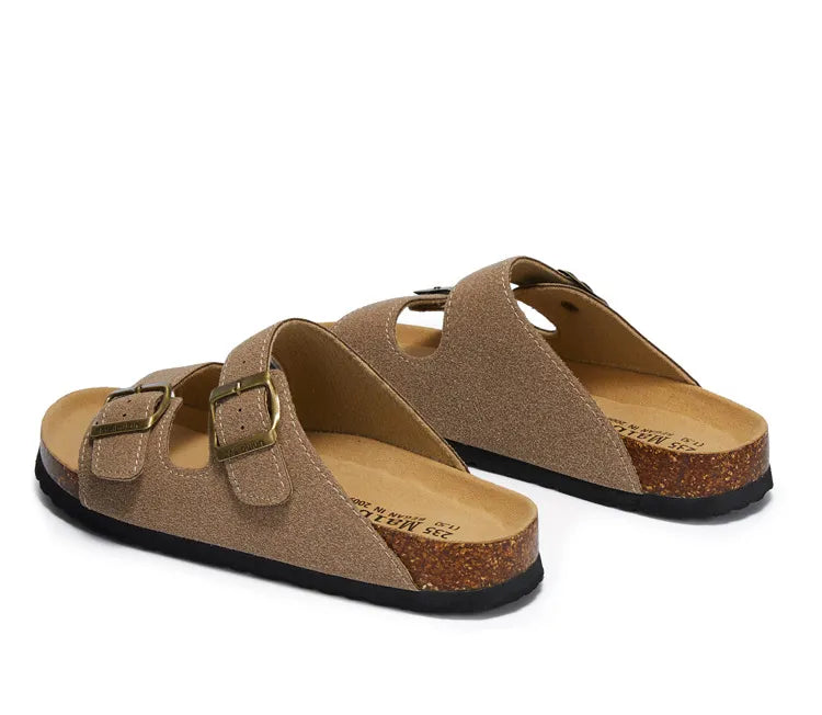 Lunbu Suede Sandal - Sand