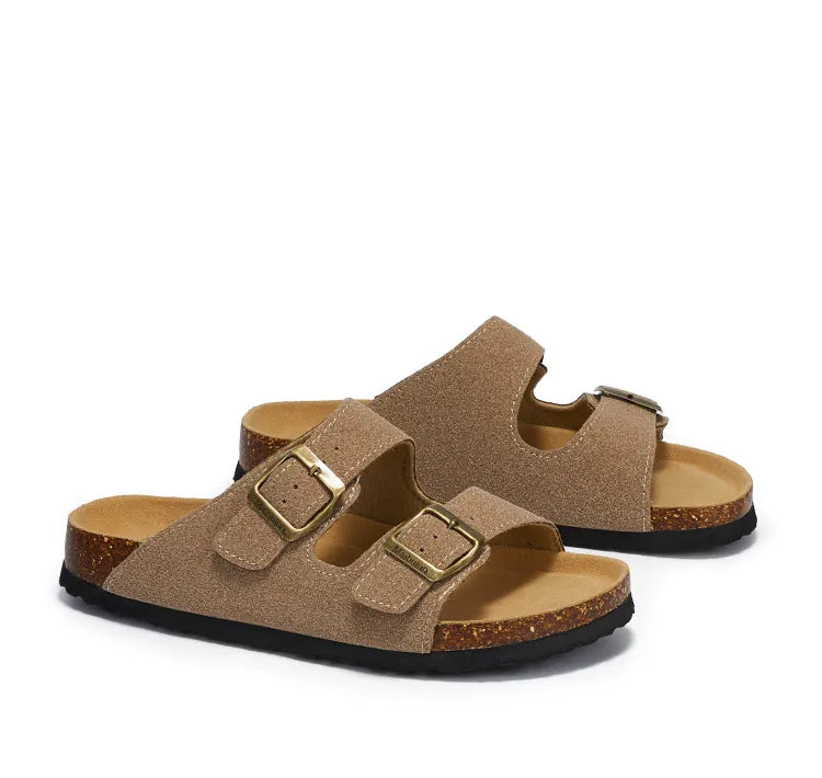 Lunbu Suede Sandal - Sand