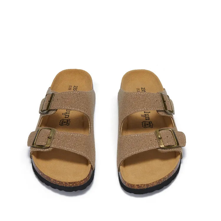 Lunbu Suede Sandal - Sand