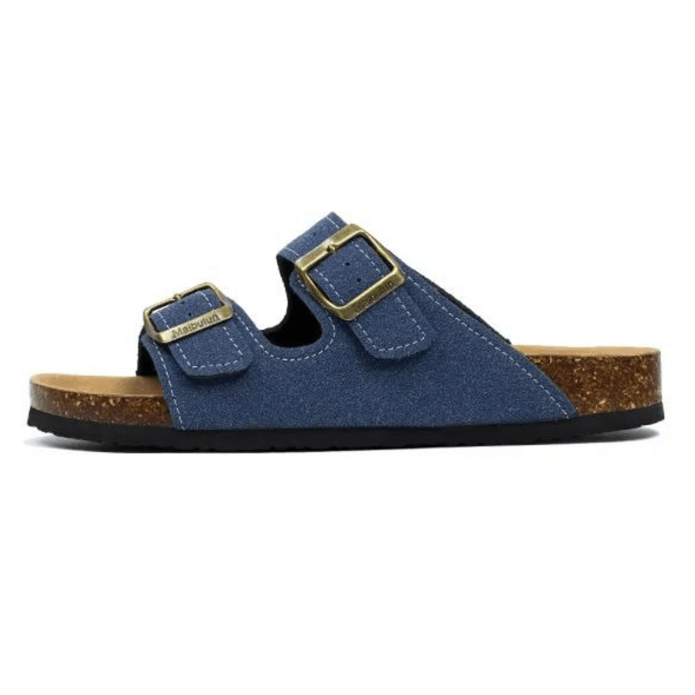 Lunbu Suede Sandal - Blue