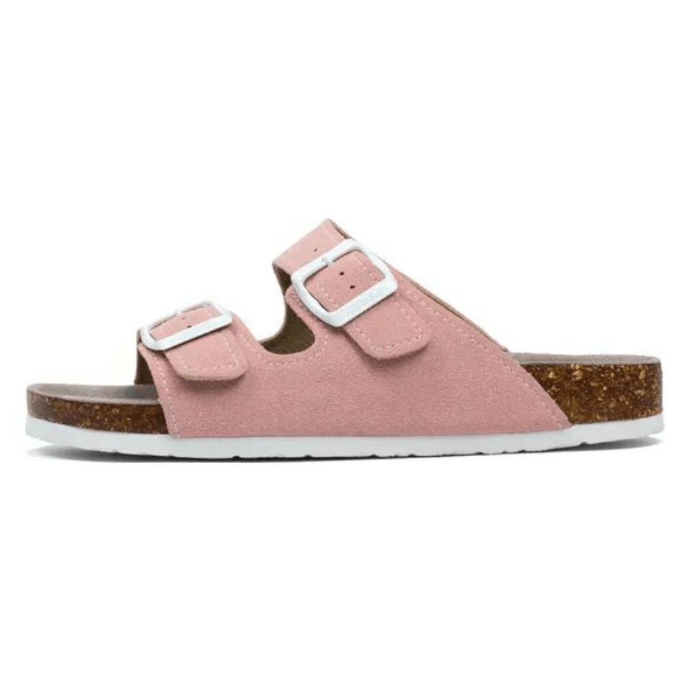 Lunbu Suede Sandal - Pink