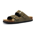 Lunbu Suede Sandal - Moss Green