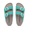 Lunbu Suede Sandal - Aqua Green