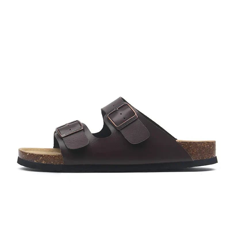 lunbu Leather Sandal - Brown