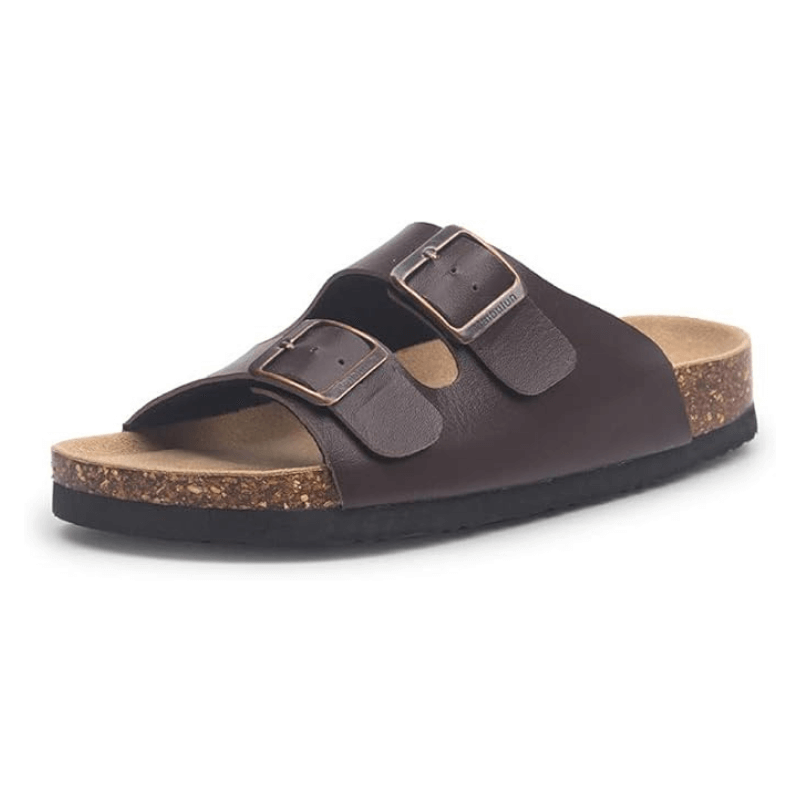 lunbu Leather Sandal - Brown
