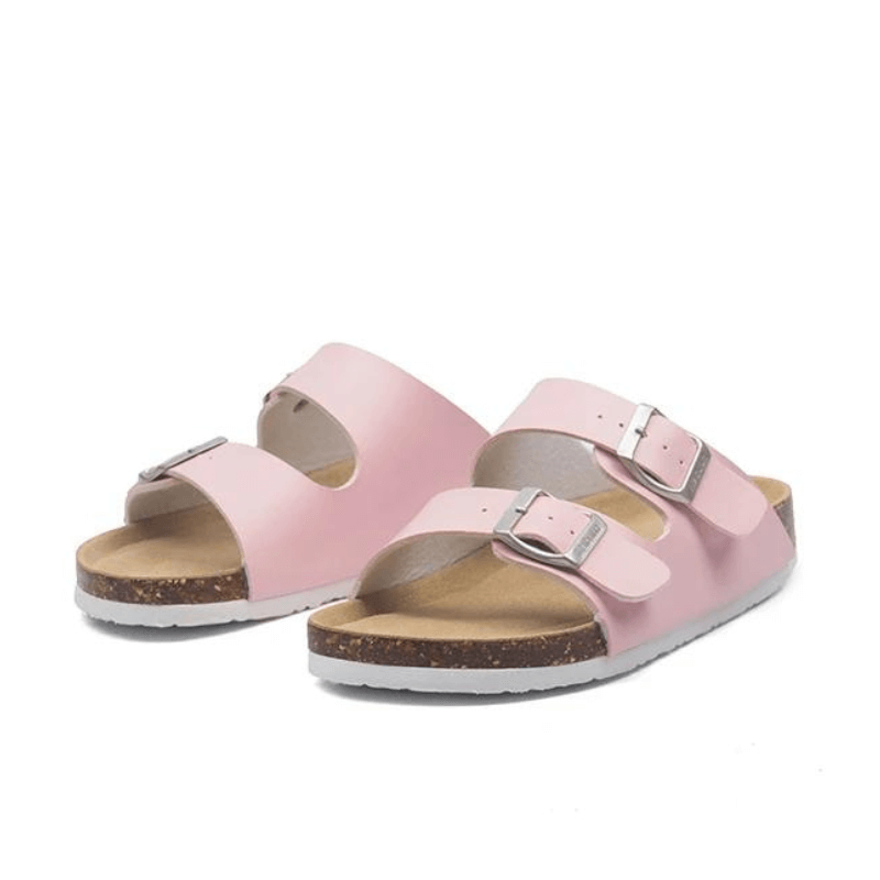 Lunbu Leather Sandal - Pink