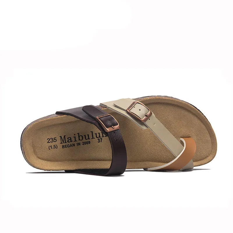 Infradito Sandal - Shades of Brown