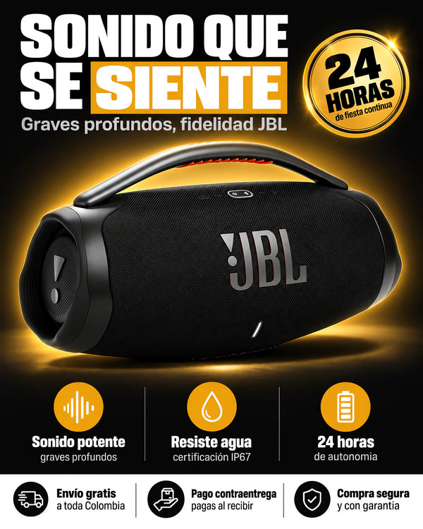 Parlante JBL Boombox 3: Sonido Superior 🔊