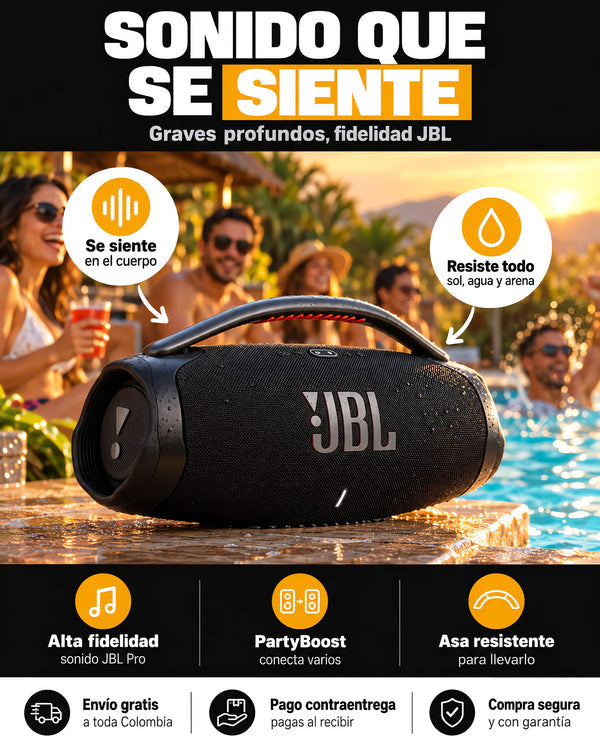 Parlante JBL Boombox 3: Sonido Superior 🔊